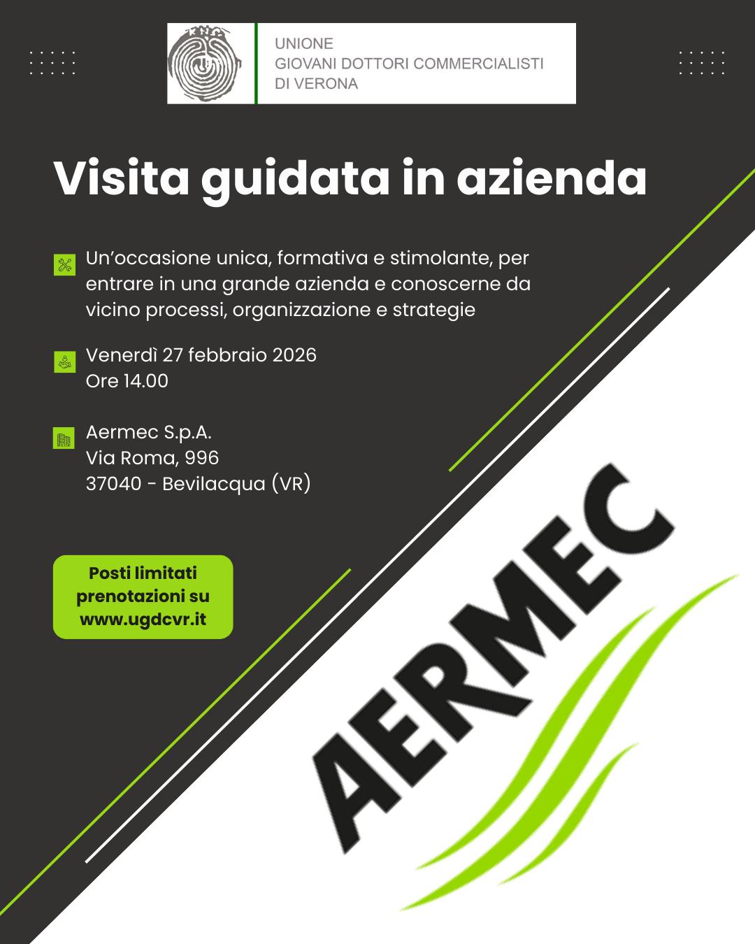 VISITA GUIDATA IN AZIENDA - AERMEC